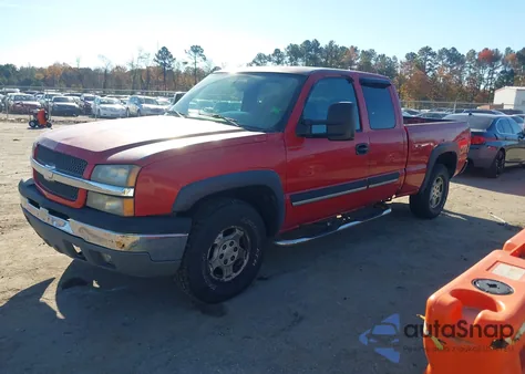 2004 Chevrolet Silverado 1500 Z71 из США, поврежденный, VIN 2GCEK19T741255886